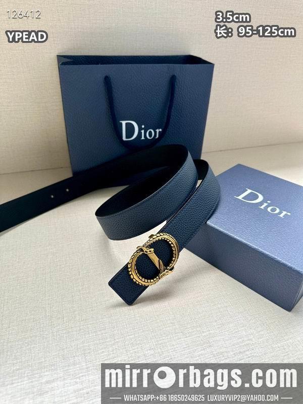 Dior belt 35mmX95-125cm 8L20
