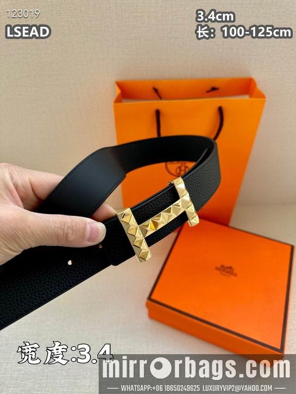 Hermes belt 34mmX100-125cm 8L06