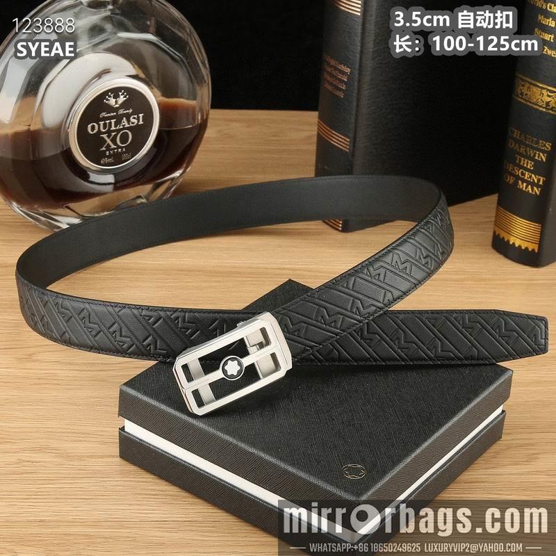 Montlanc belt 35mmX100-125cm 8L42