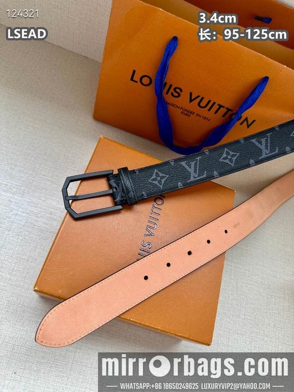 LV belt 34mmX95-125cm 8L23
