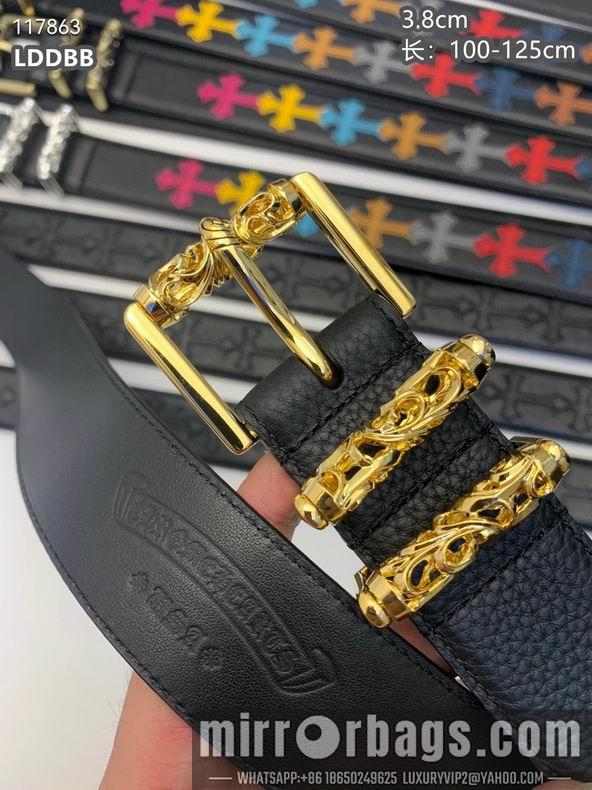 Chrome Hearts belt 38mmX100-125cm 8L16