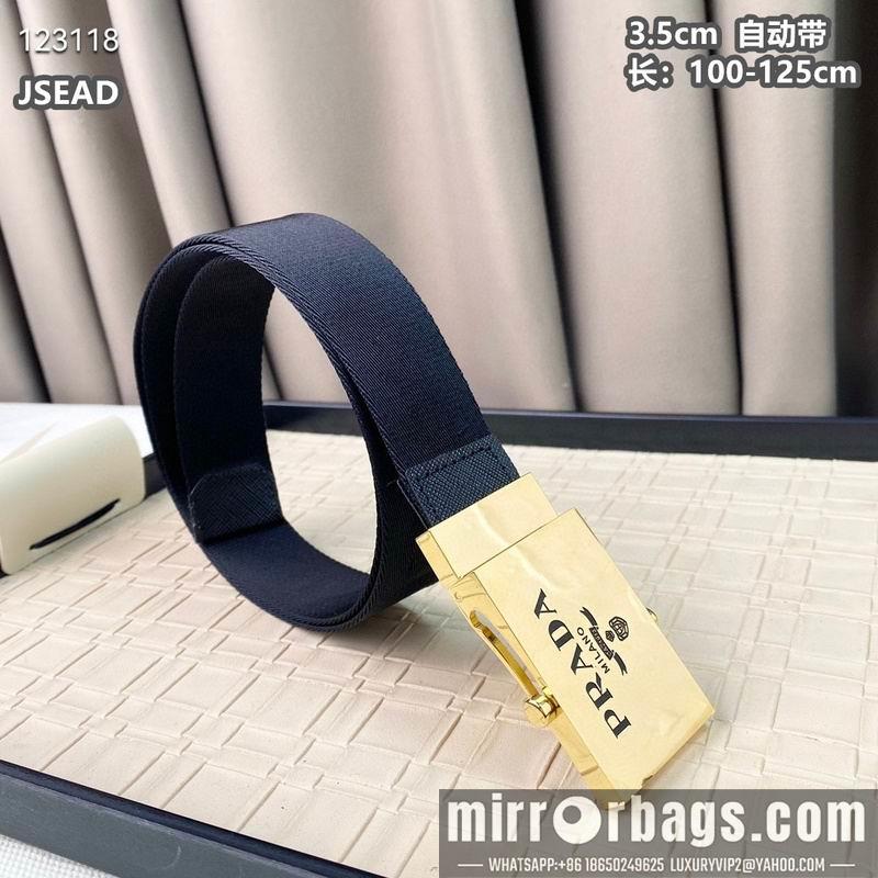 Prada belt 35mmX100-125cm 8L40