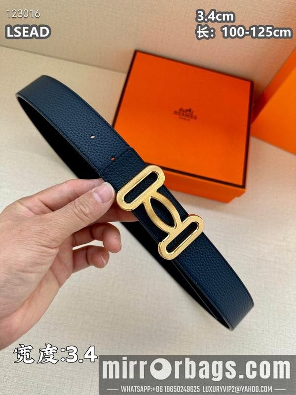 Hermes belt 34mmX100-125cm 8L07