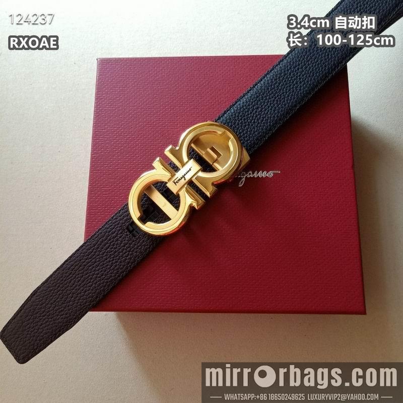 Ferragamo belt 34mmX100-125cm 8L08