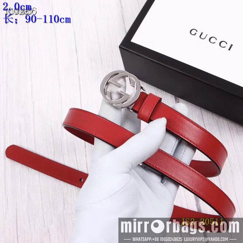 Gucci belt 20mm 90-110cm 8L01