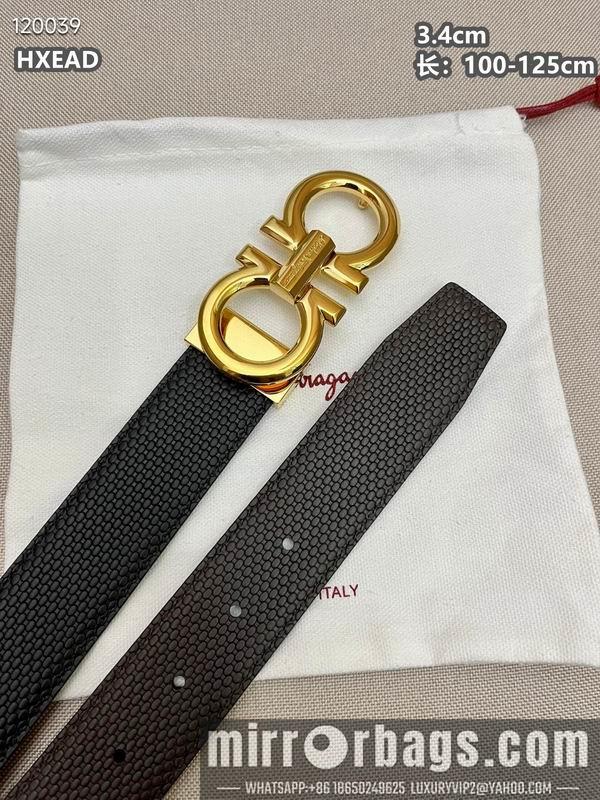 Ferragamo belt 35mmX100-125cm 8L072013