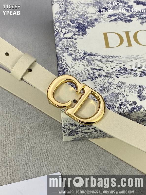 Dior Belt 20mmX90-115cm 8L04