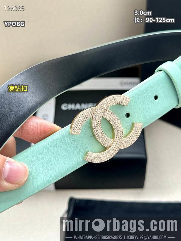 Chanel belt 30mmX90-125cm 8L11