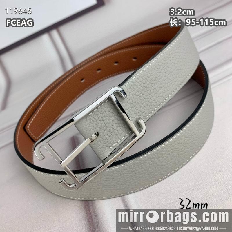 Hermes belt 32mmX95-115cm 8L040801