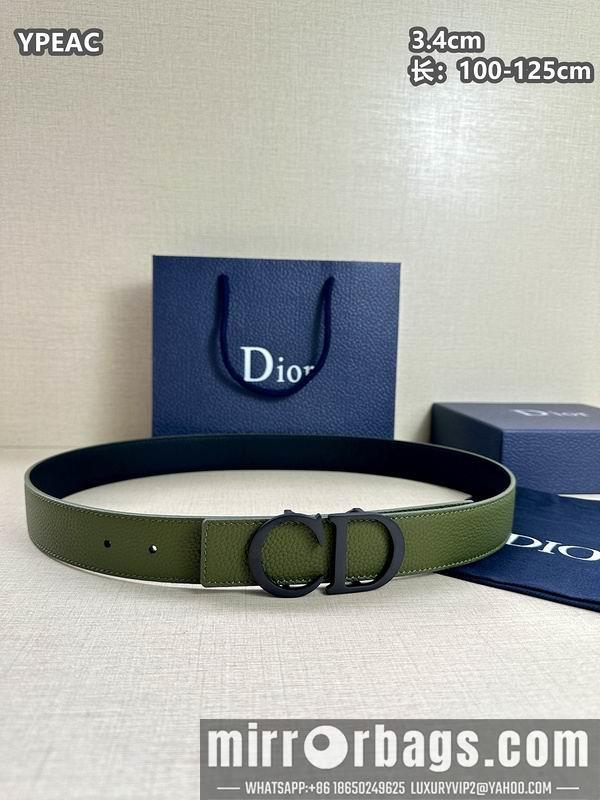 Dior belt 34mmX100-125cm 8L07