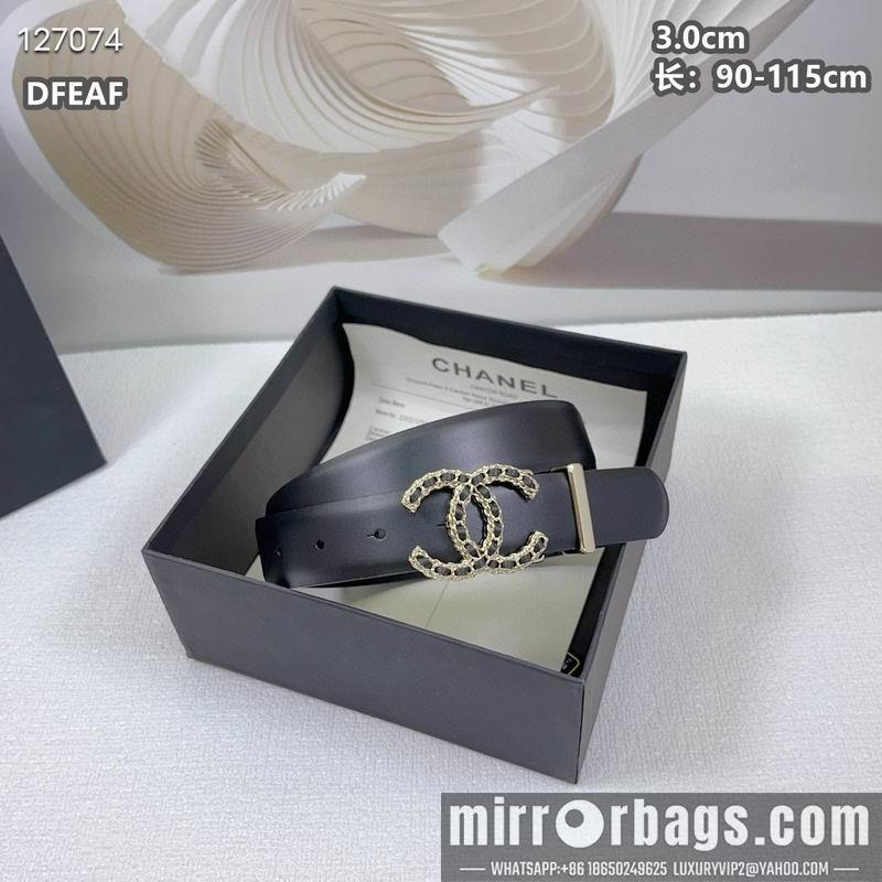 Chanel belt 30mmX90-115cm 8L37