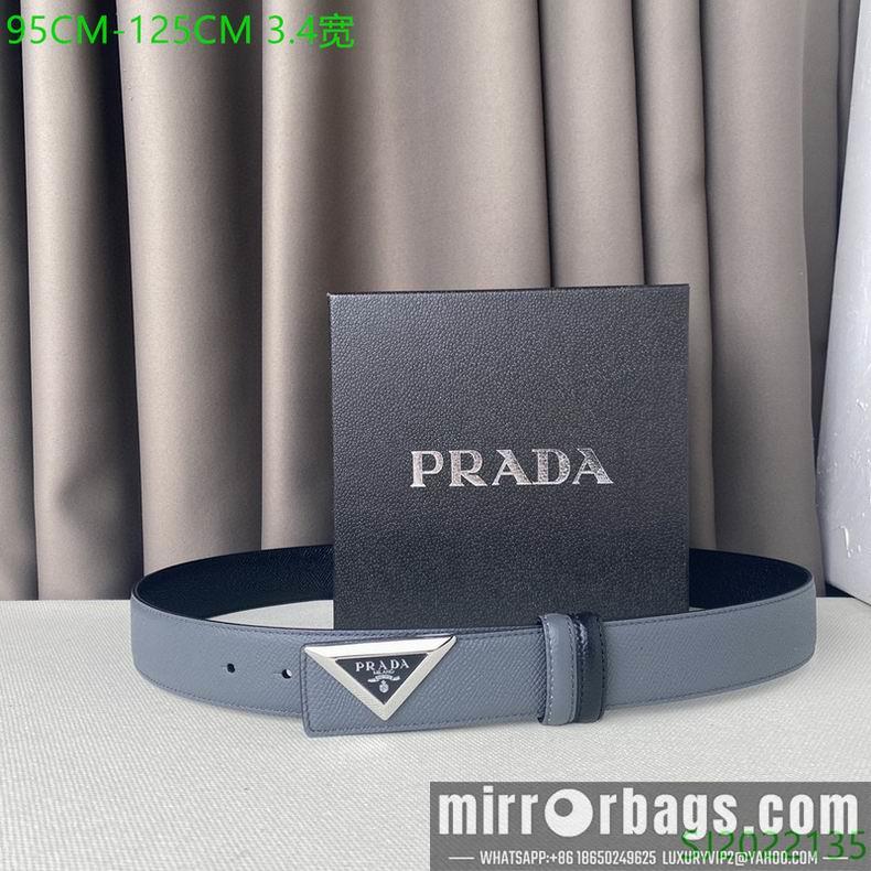 Prada Belt 34mmX95-125cm 7D02