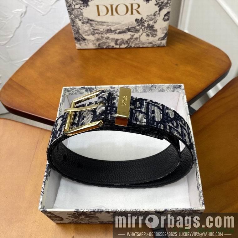 Dior belt 35mmX95-125cm 7D03