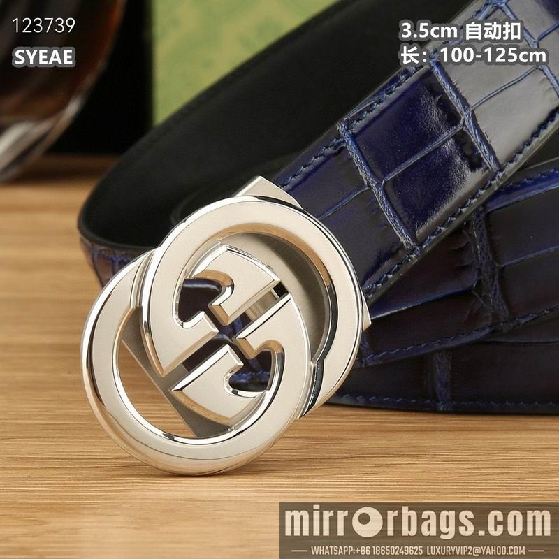 Gucci belt 35mmX100-125cm 8L59