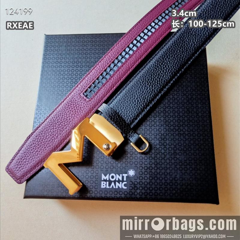 Montlanc belt 34mmX100-125cm 8L13