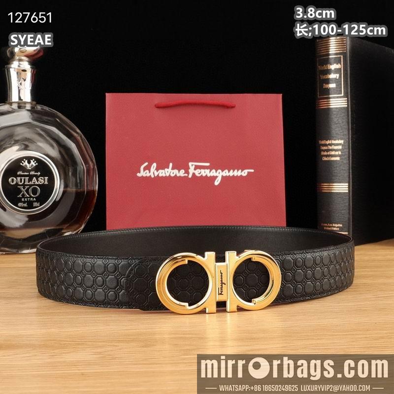 Ferragamo belt 38mmX100-125cm 8L24
