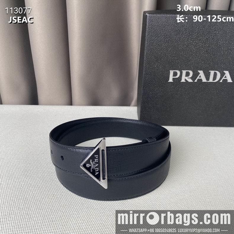 Prada belt 30mmX95-125cm 8L02