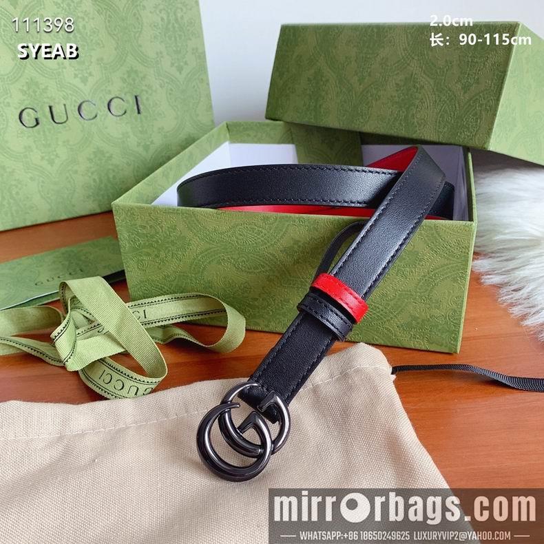 Gucci belt 20mmX90-115cm 8L10