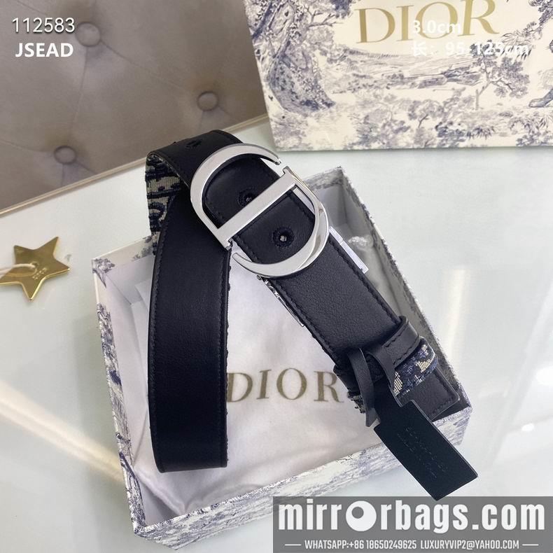 Dior belt 30mmX95-125cm 8L11