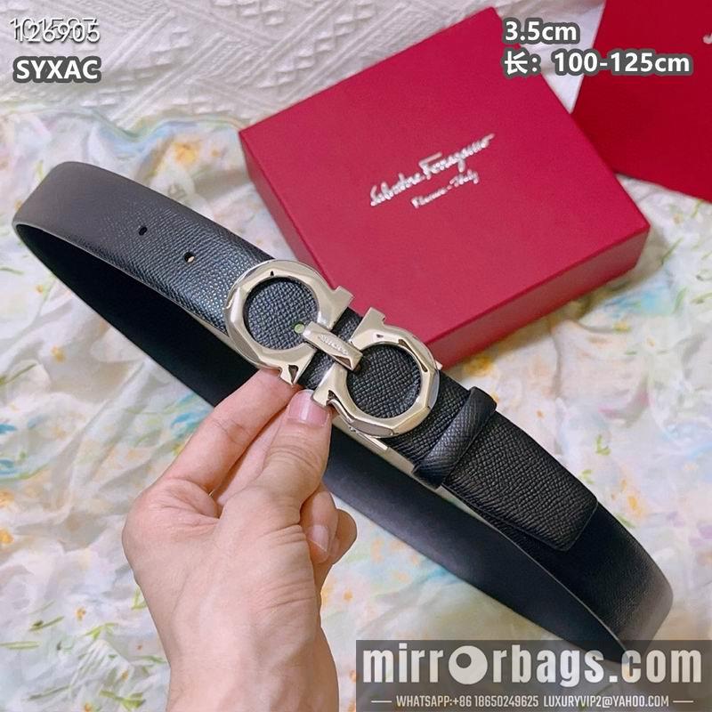 Ferragamo belt 35mmX100-125cm 8L90