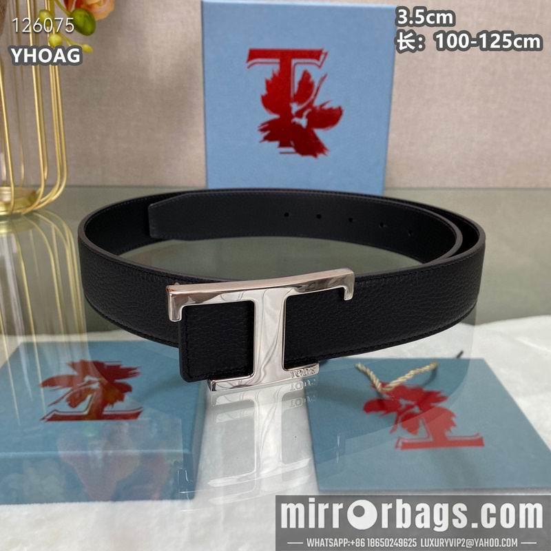 Tod's belt 35mmX100-125cm 8L07