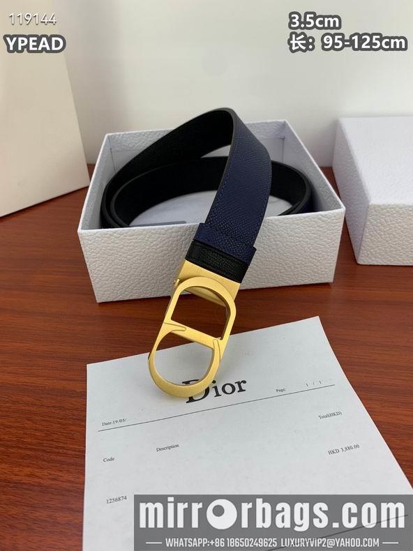 Dior belt 35mmX95-125cm 8L14