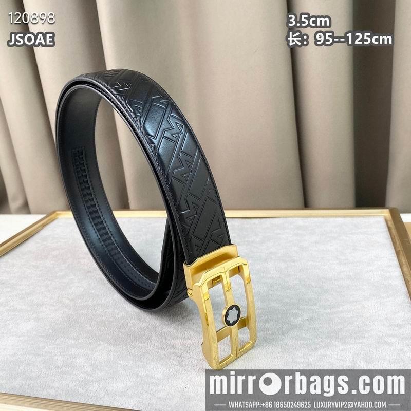 Montblanc belt 自动带 35mmX95-125cm 8L072004