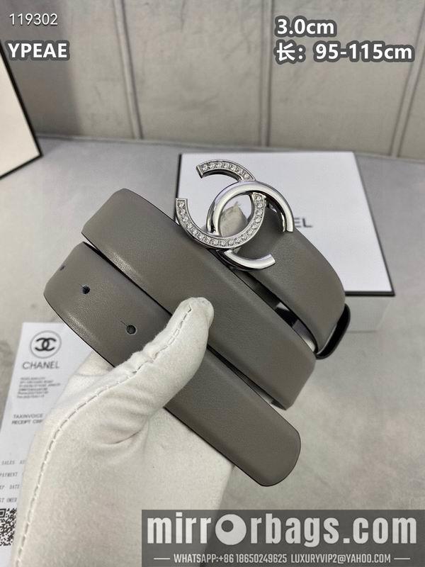 Chanel belt 30mmX95-115cm 8L040803