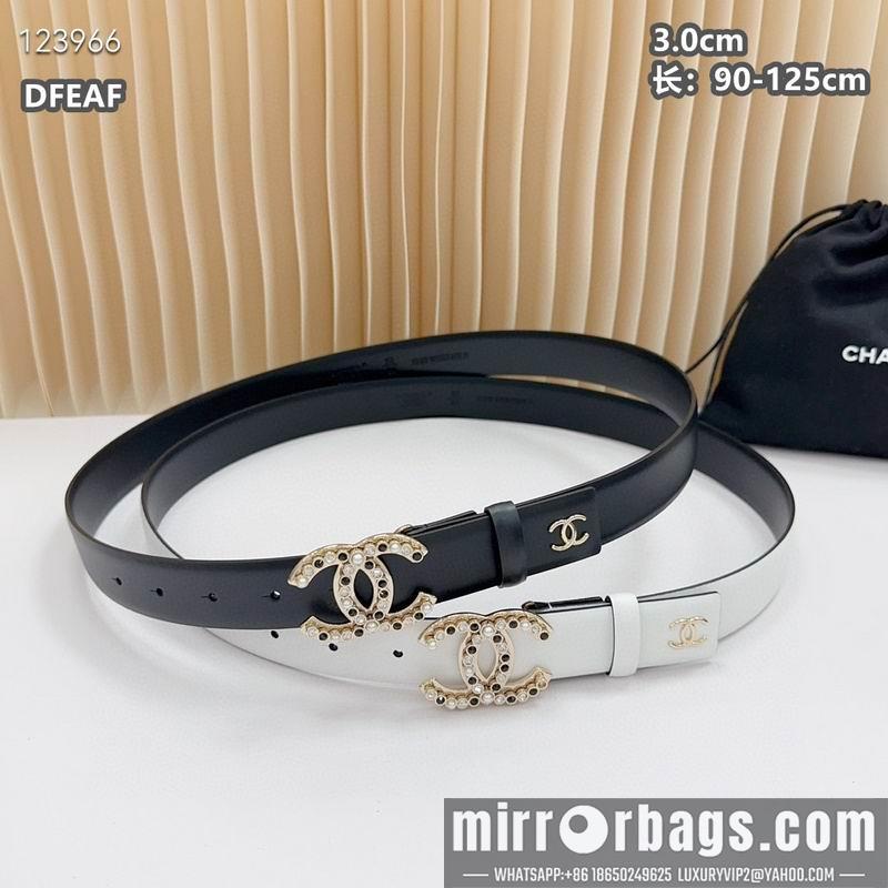 Chanel belt 30mmX90-125cm 8L21
