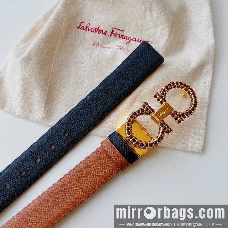 Ferreagamo belt 25mmX95-110cm 7D34