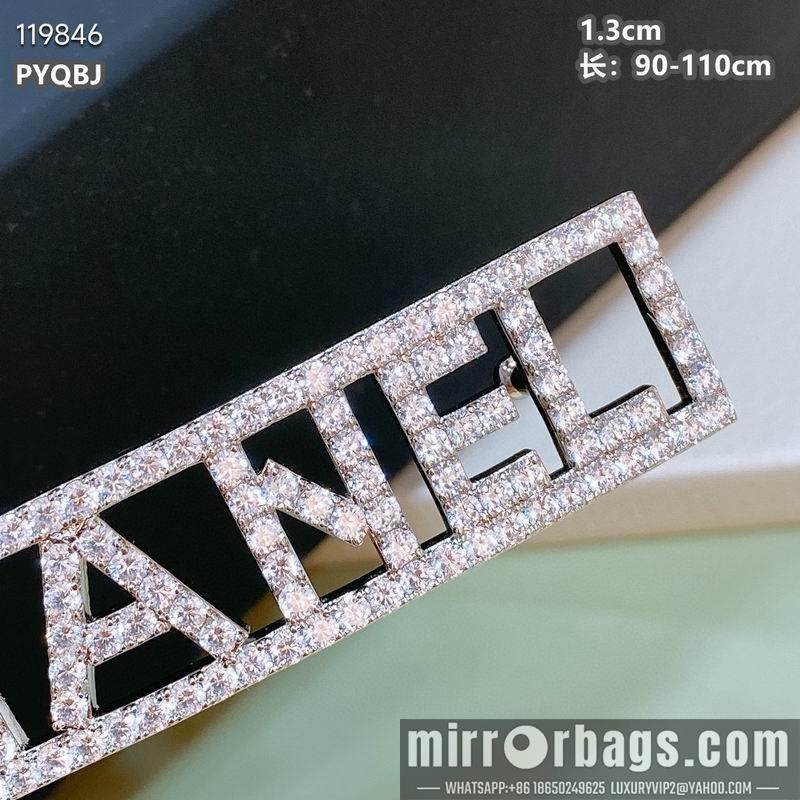 Chanel belt 13mmX90-110cm 8L040802