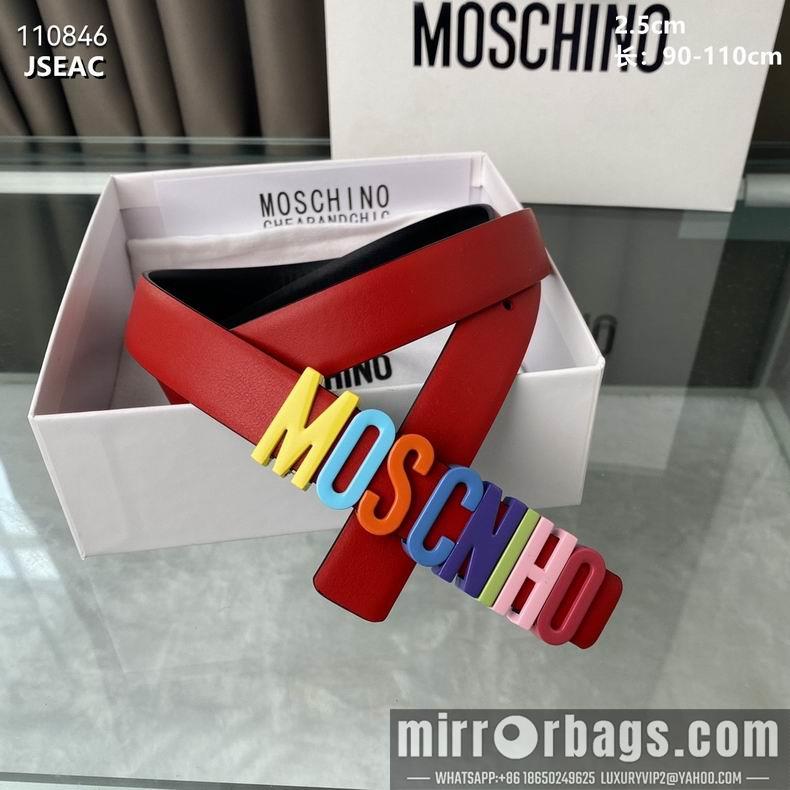 Moschino Belt 25mmX90-110cm 8L01