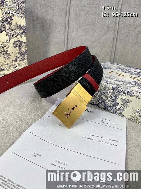 Dior Belt 35mm 95-125cm 8L11