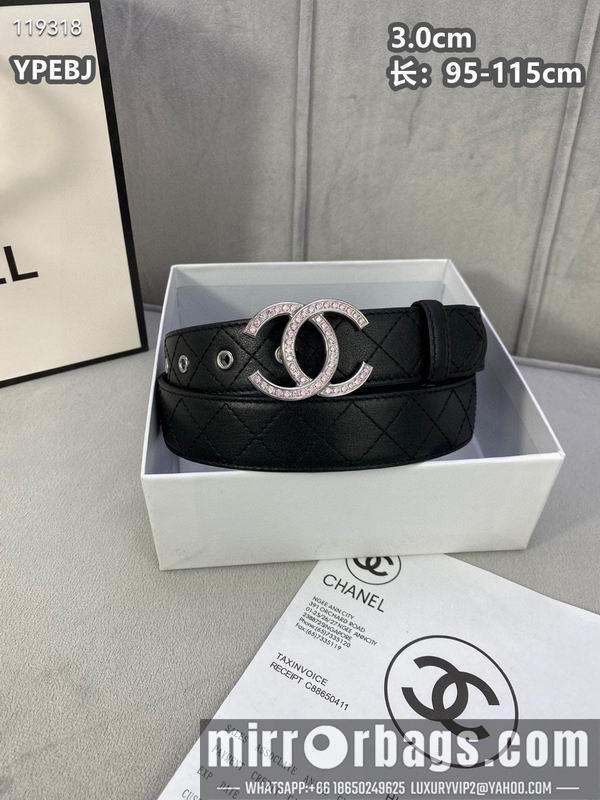 Chanel belt 30mmX95-115cm 8L040805