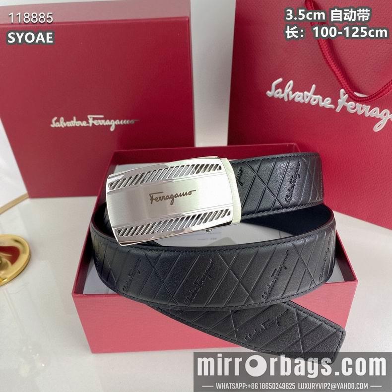 Ferragamo belt自动带 35mmX100-125cm 8L12