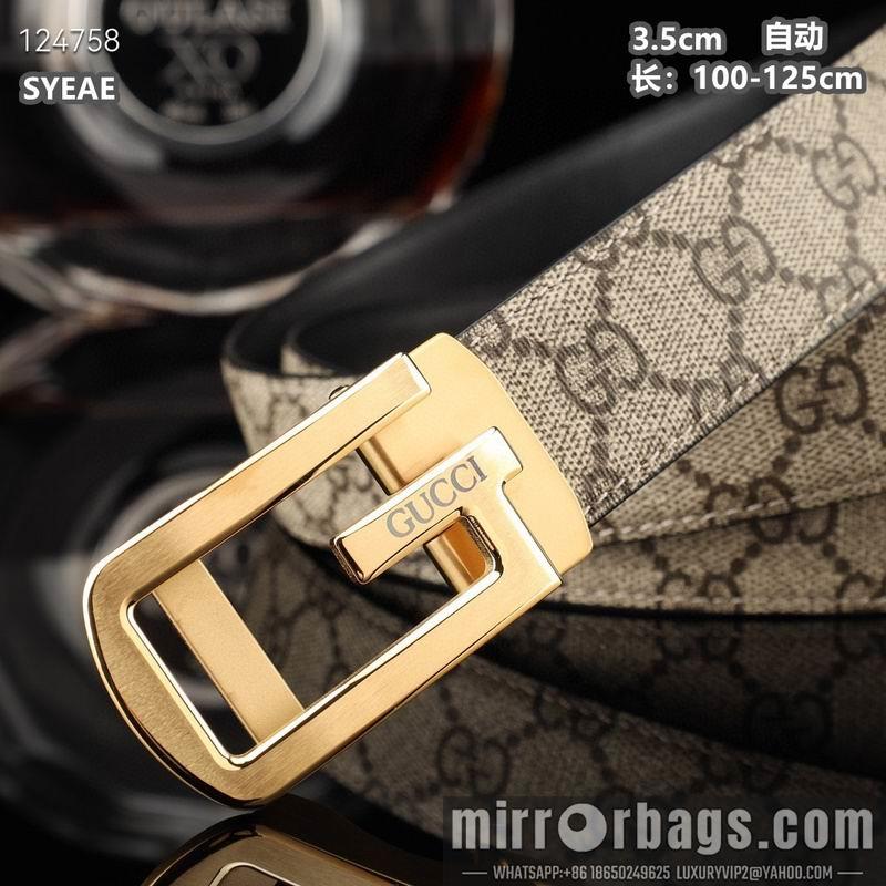 Gucci belt 35mmX100-125cm 8L20