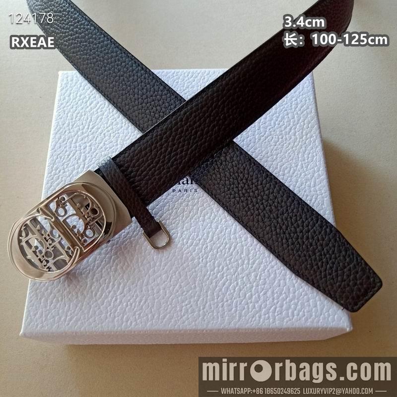 Dior belt 34mmX100-125cm 8L06