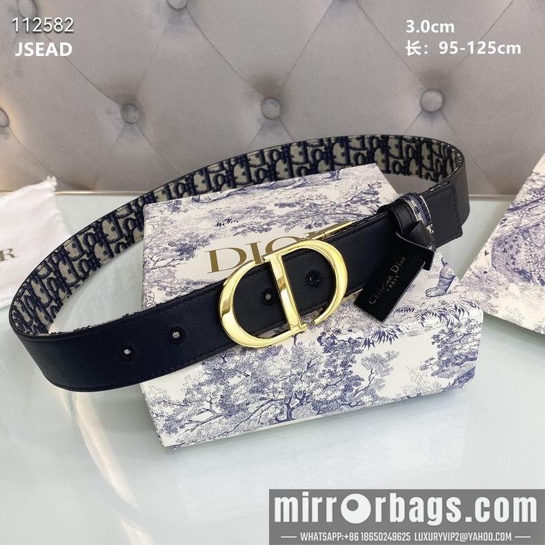 Dior belt 30mmX95-125cm 8L11