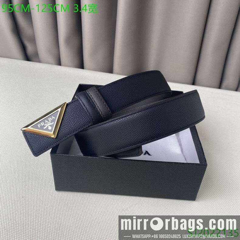 Prada Belt 34mmX95-125cm 7D02