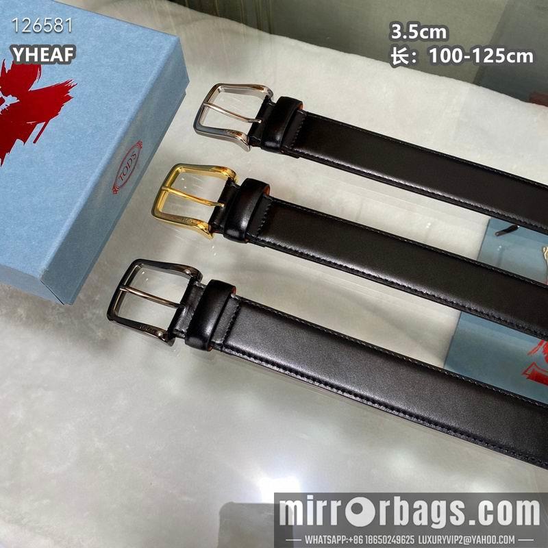 Tod's belt 35mmX100-125cm 8L08