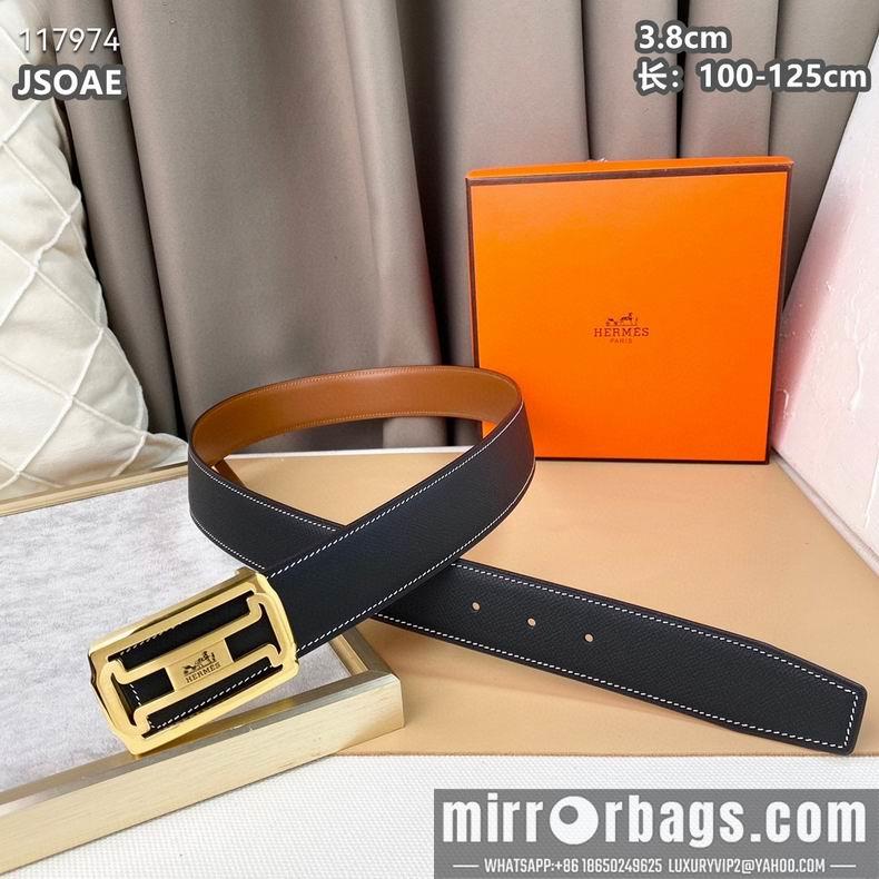 Hermes belt 38mmX100-125cm 8L010801