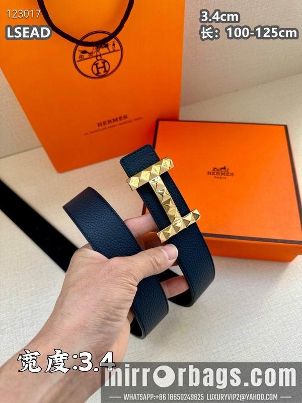 Hermes belt 34mmX100-125cm 8L06