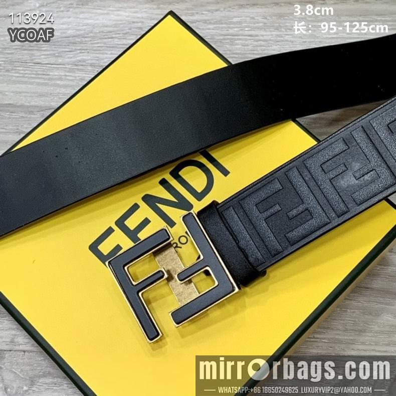 Fendi Belt 38mmX95-125cm 8L06