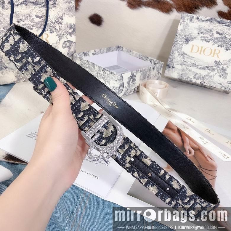 Dior Belt 30mmX95-110cm 7d06