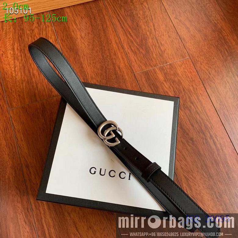 Gucci belt 20mm 95-125cm 8L01