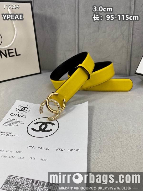 Chanel belt 30mmX95-115cm 8L040803