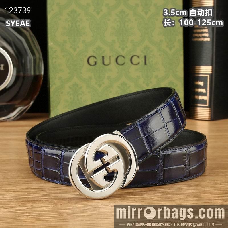 Gucci belt 35mmX100-125cm 8L59