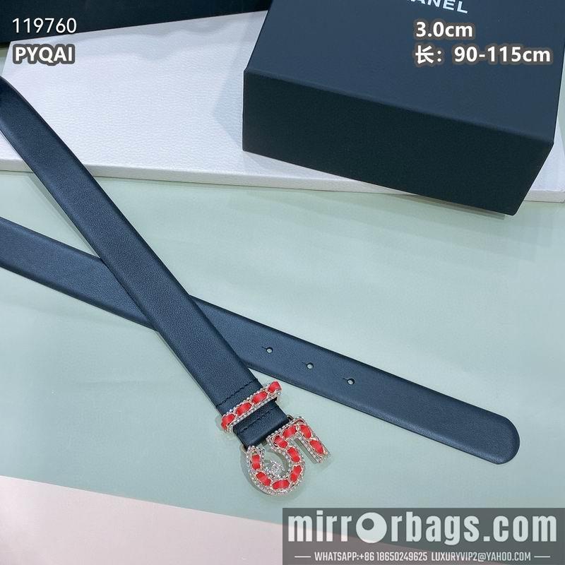 Chanel belt 30mmX90-115cm 8L040804