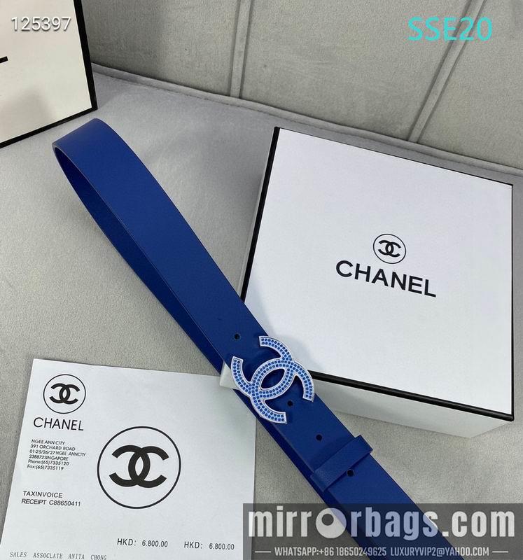Chanel belt 30mmX95-125cm XH05