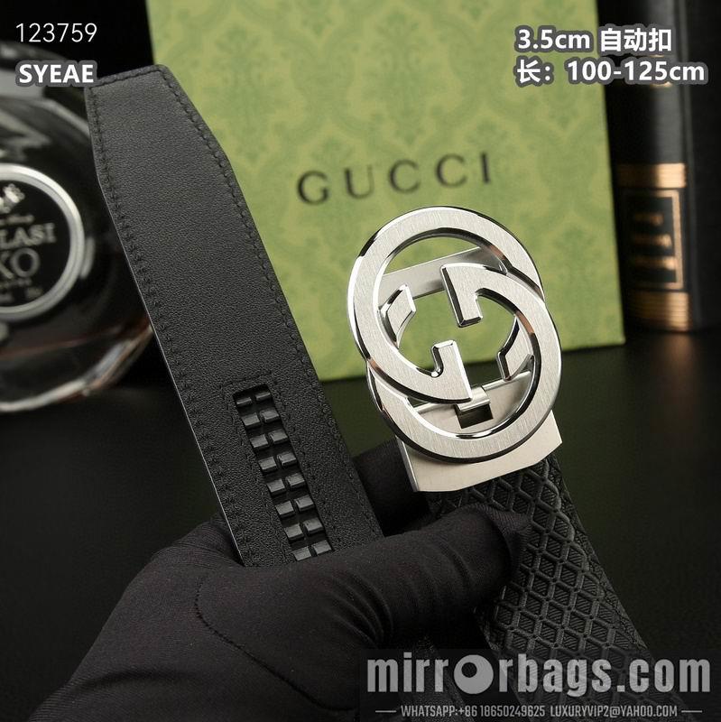 Gucci belt 35mmX100-125cm 8L54